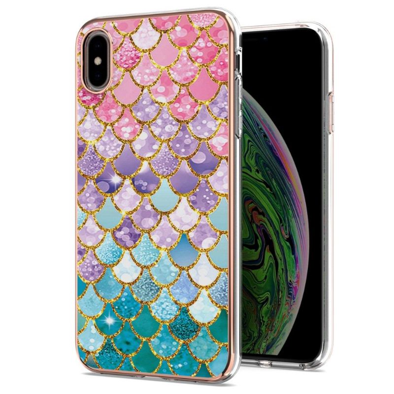 Coque iPhone XS Max motif écailles