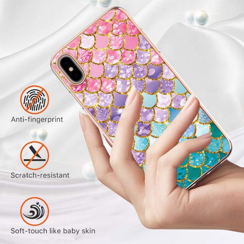 Coque iPhone XS Max motif écailles