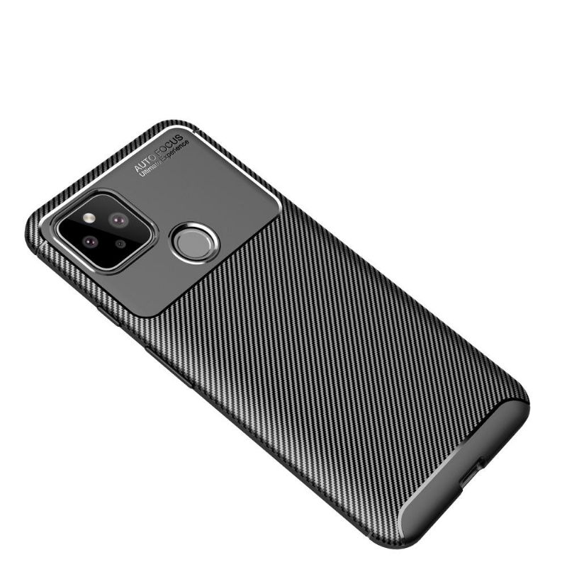 Coque effet fibre de carbone pour Google Pixel 5