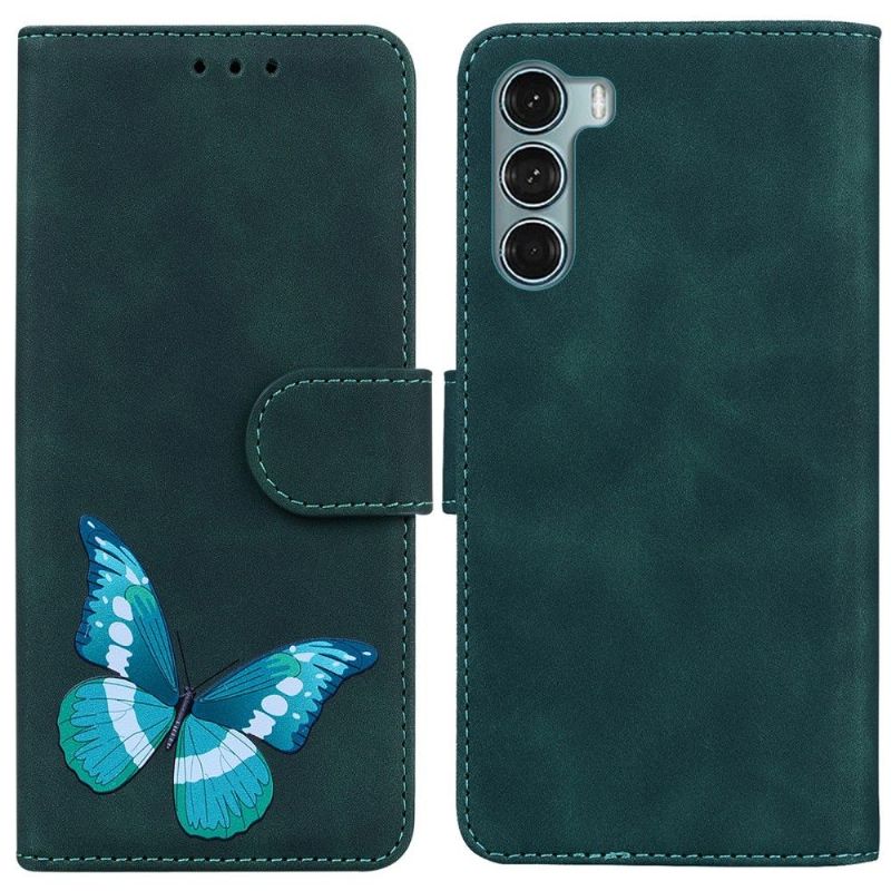 Housse Motorola Moto G200 5G Protection papillon coloré