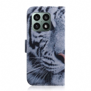 Étui OnePlus 10 Pro 5G fonction support motif tigre