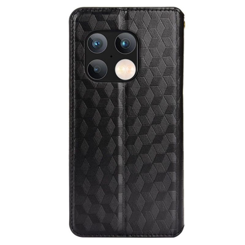 Housse OnePlus 10 Pro 5G flip cover design géométrie