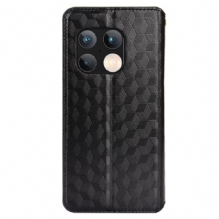 Housse OnePlus 10 Pro 5G flip cover design géométrie