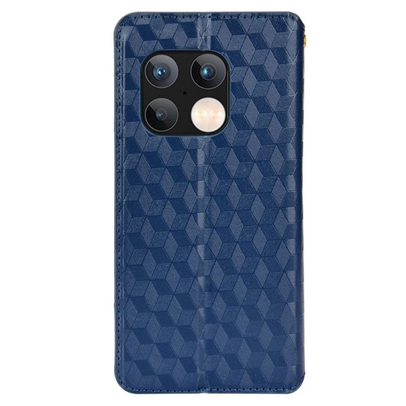 Housse OnePlus 10 Pro 5G flip cover design géométrie