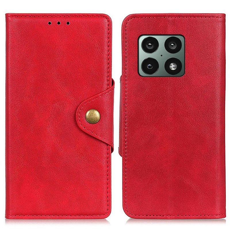 Housse OnePlus 10 Pro 5G Full Protect Simili Cuir Mat