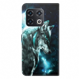 Housse OnePlus 10 Pro 5G Loup pensant