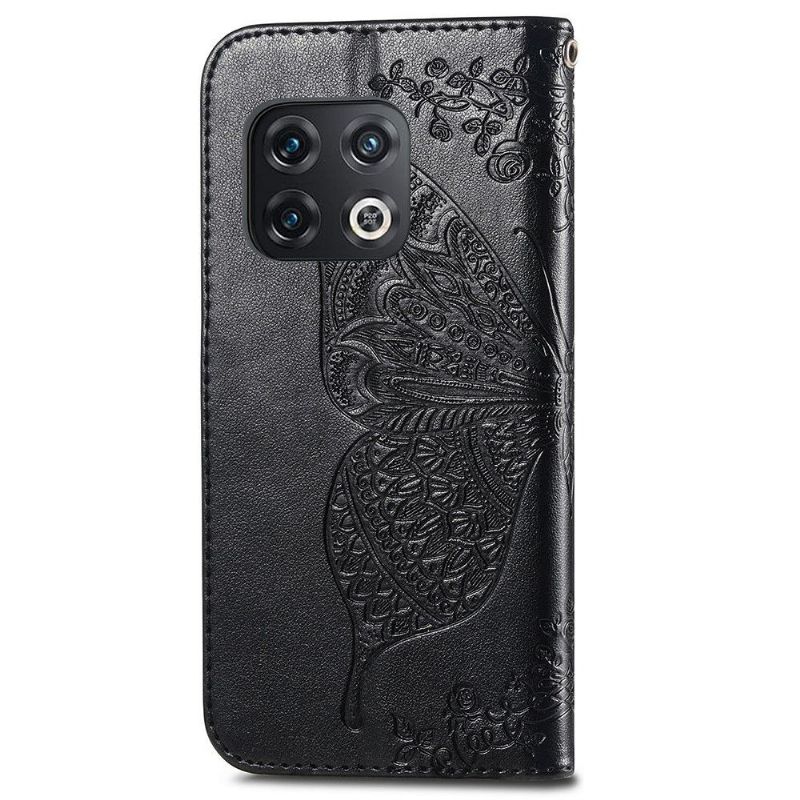 Housse OnePlus 10 Pro 5G Papillon Relief