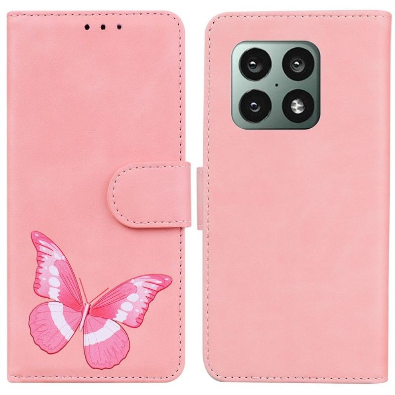 Housse OnePlus 10 Pro 5G Protection papillon coloré