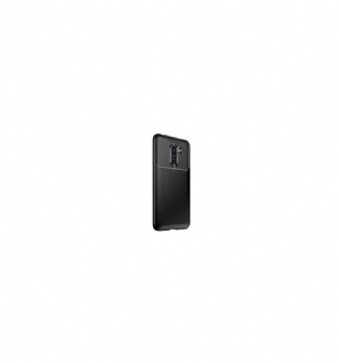 Coque Xiaomi Pocophone F1 effet fibre de carbone - Noir