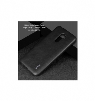 Coque Xiaomi Pocophone F1 imak imitation cuir - Noir