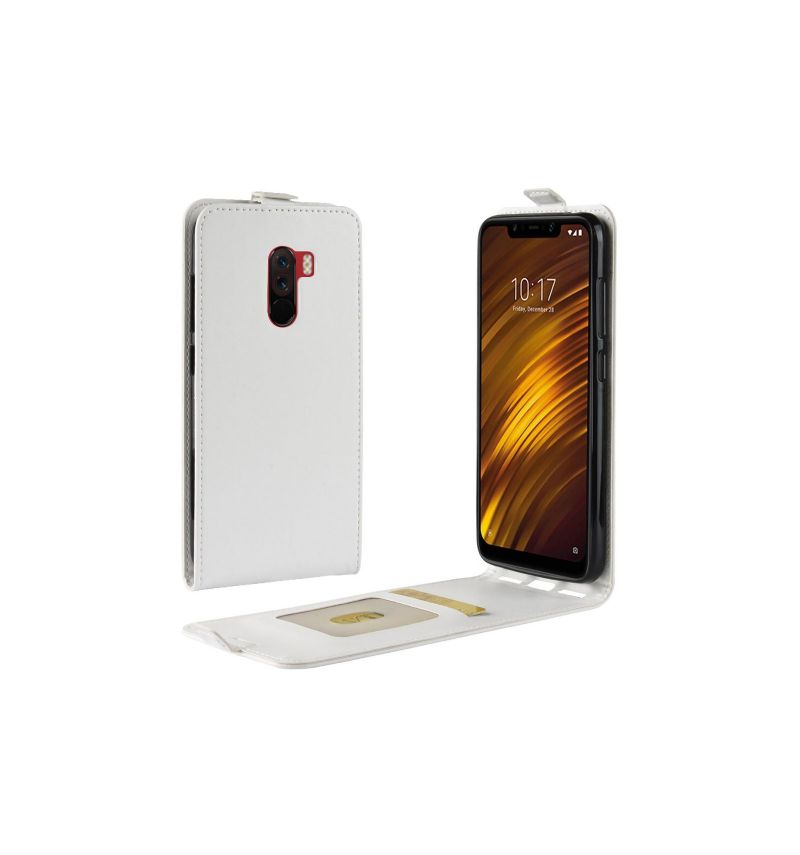 Xiaomi Pocophone F1 - Étui simili cuir avec rabat verticale