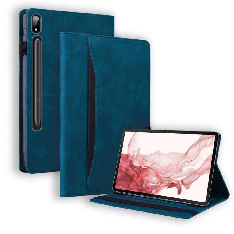 Étui Samsung Galaxy Tab S9 Plus avec Pochette Extérieure et porte-stylo