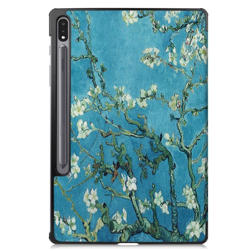 Smart Case Samsung Galaxy Tab S9 Plus Fleurs d'Abricot