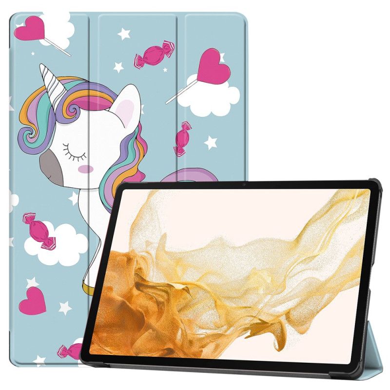 Smart Case Samsung Galaxy Tab S9 Plus Licorne