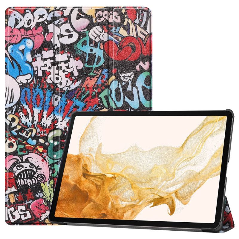 Smart Case Samsung Galaxy Tab S9 Plus Motif Graffiti