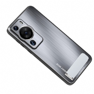 Coque Huawei P60 Pro Aluminium Brossé avec Support