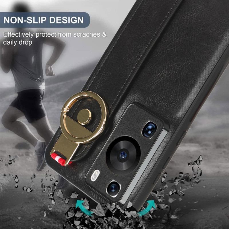 Coque Huawei P60 Pro avec Sangle et Anneau