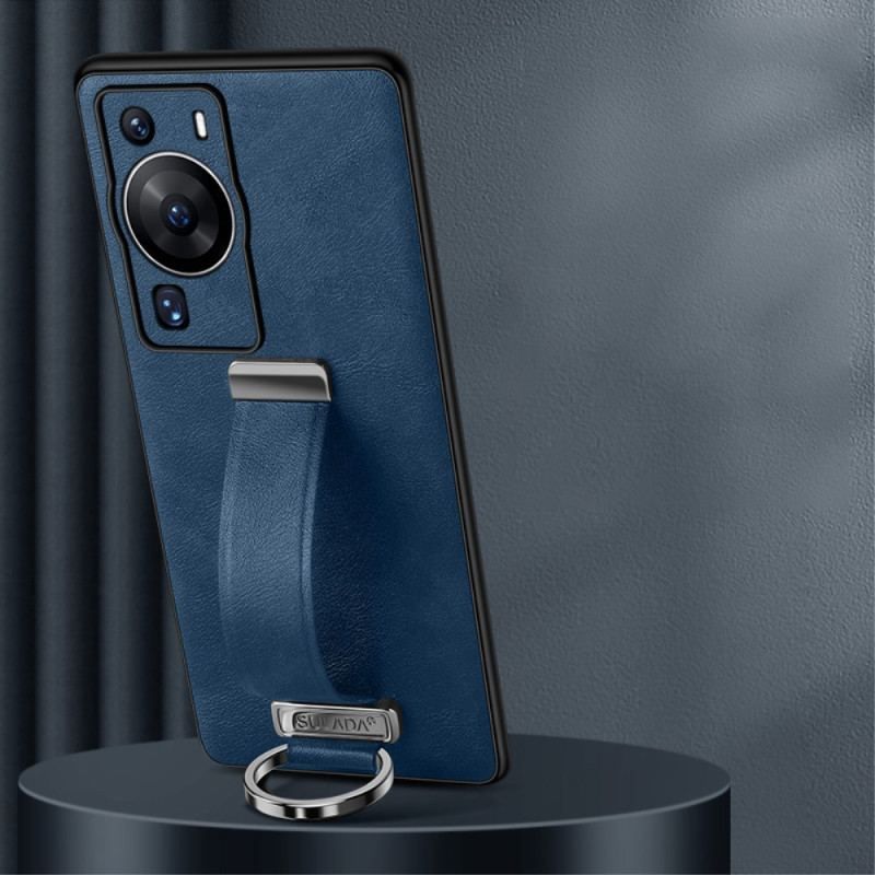 Coque Huawei P60 Pro avec Sangle et Anneau Supports