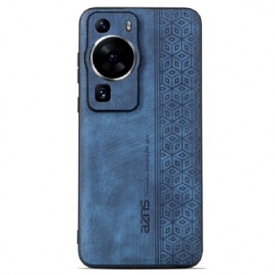 Coque Huawei P60 Pro Effet Cuir AZNS