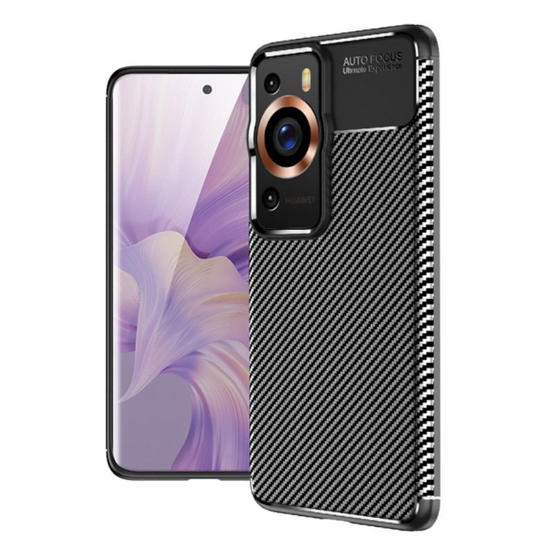 Coque Huawei P60 Pro Fibre Carbone Flexible