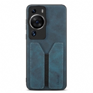 Coque Huawei P60 Pro Porte Cartes Élastique Denior