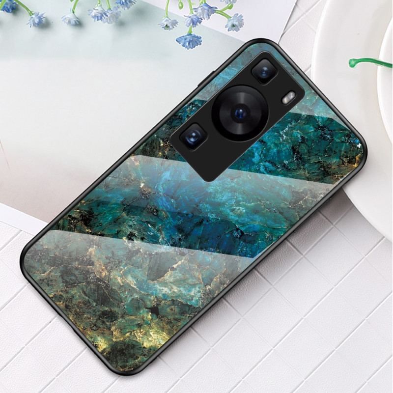 Coque Huawei P60 Pro Verre Trempé Marbre