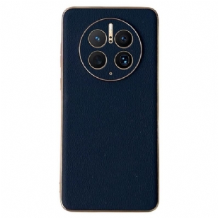 Coque Huawei Mate 50 Pro Véritable Cuir Élégance