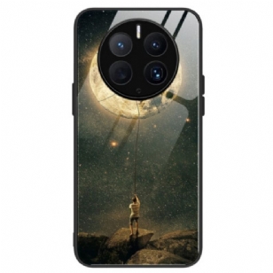 Coque Huawei Mate 50 Pro Verre Trempé l'Homme à la Lune