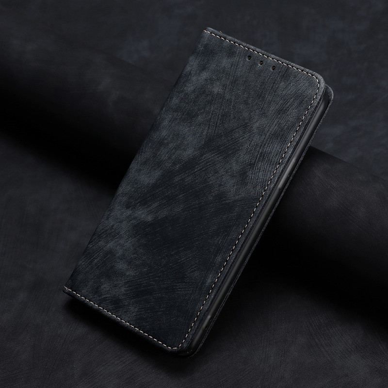 Flip Cover Huawei Mate 50 Pro Simili Cuir Rétro