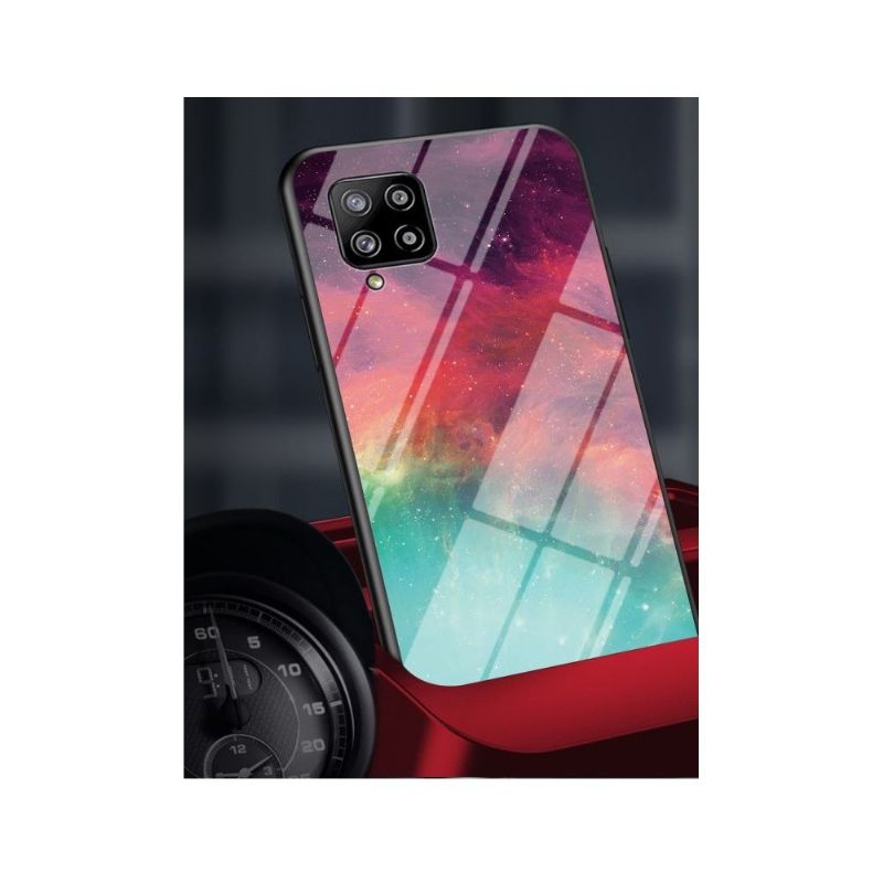 Coque Samsung Galaxy A42 5G Nébuleuse dos en verre