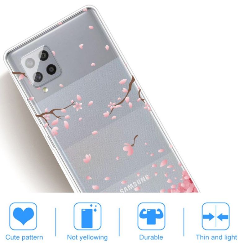 Coque Samsung Galaxy A42 5G Pink Flower