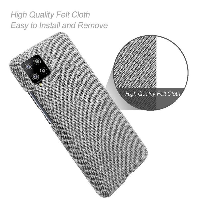 Coque Samsung Galaxy A42 5G revêtement tissu