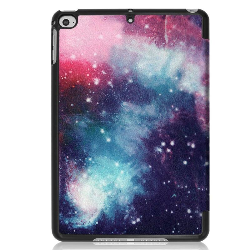 iPad mini 2019 - Coque avec rabat intelligent motif galaxie