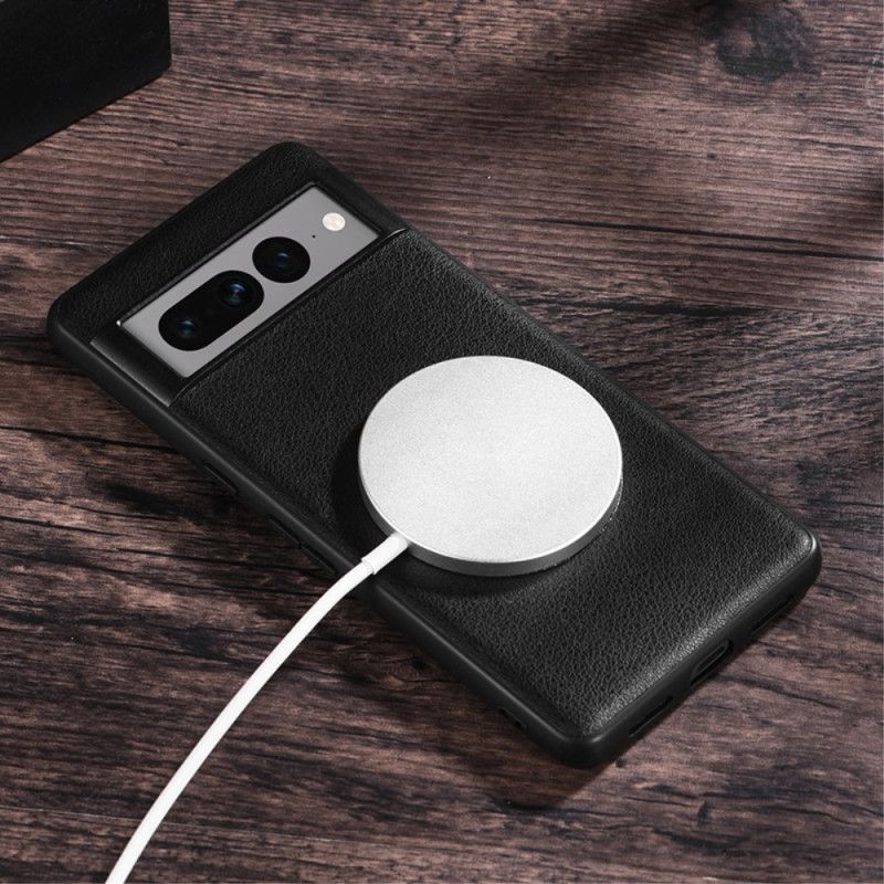 Coque Google Pixel 8 Pro Compatible MagSafe Style Cuir