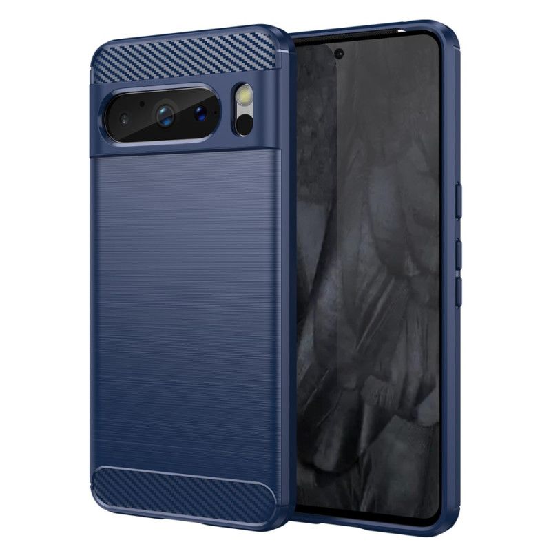 Coque Google Pixel 8 Pro Fibre Carbone Brossée