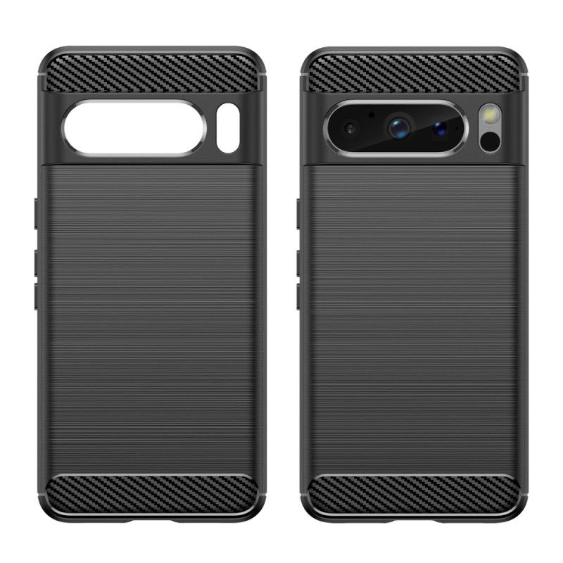 Coque Google Pixel 8 Pro Fibre Carbone Brossée