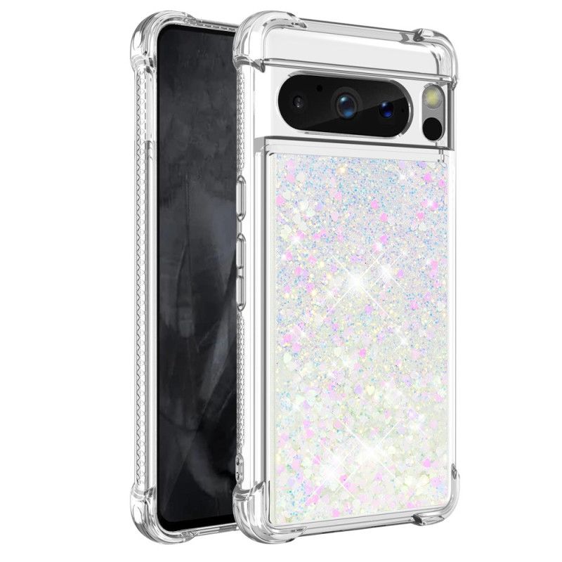 Coque Google Pixel 8 Pro Paillettes Coins Renforcés