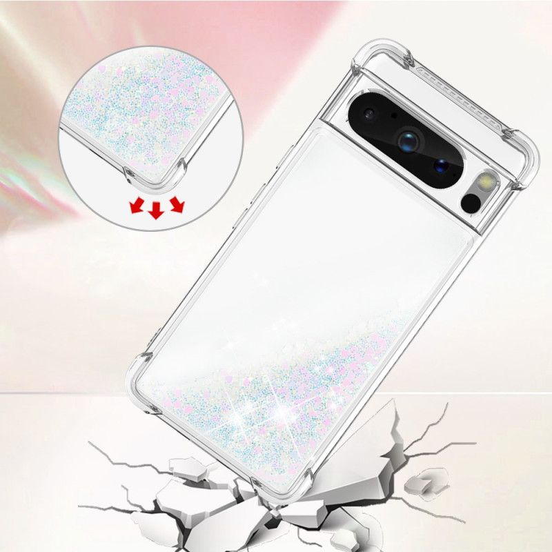 Coque Google Pixel 8 Pro Paillettes Coins Renforcés