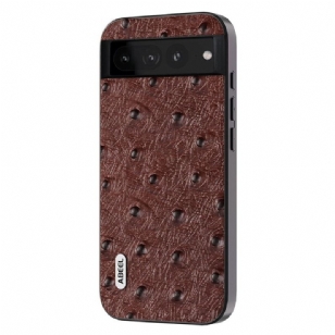 Coque Google Pixel 8 Pro Véritable Cuir Style Autruche