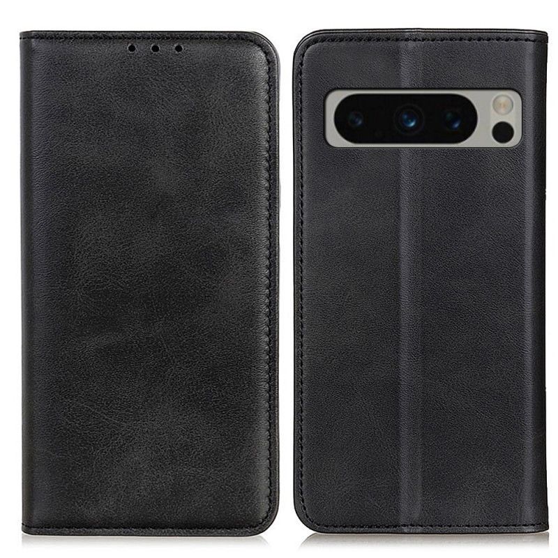 Flip Cover Google Pixel 8 Pro Cuir Fendu Stylé