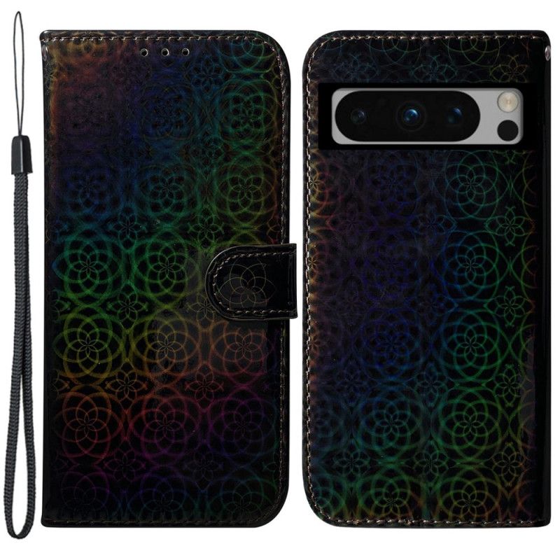 Housse Google Pixel 8 Pro Disco à Lanière