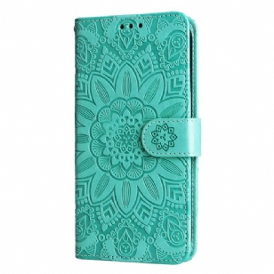 Housse Google Pixel 8 Pro Mandala Soleil avec Lanière