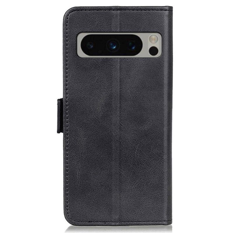 Housse Google Pixel 8 Pro Style Cuir Double Fermoir