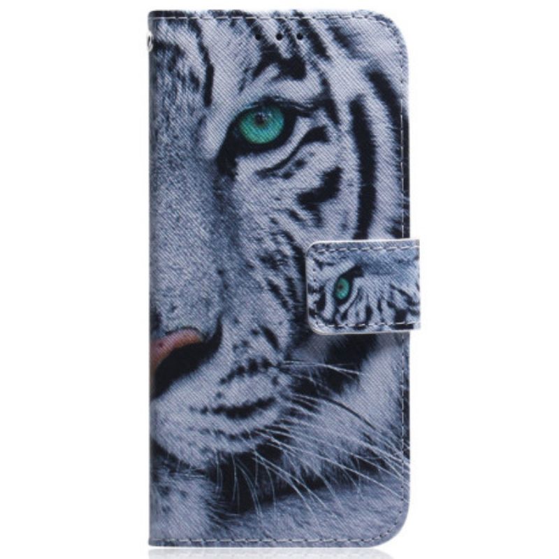 Housse Google Pixel 8 Pro Tigre Blanc