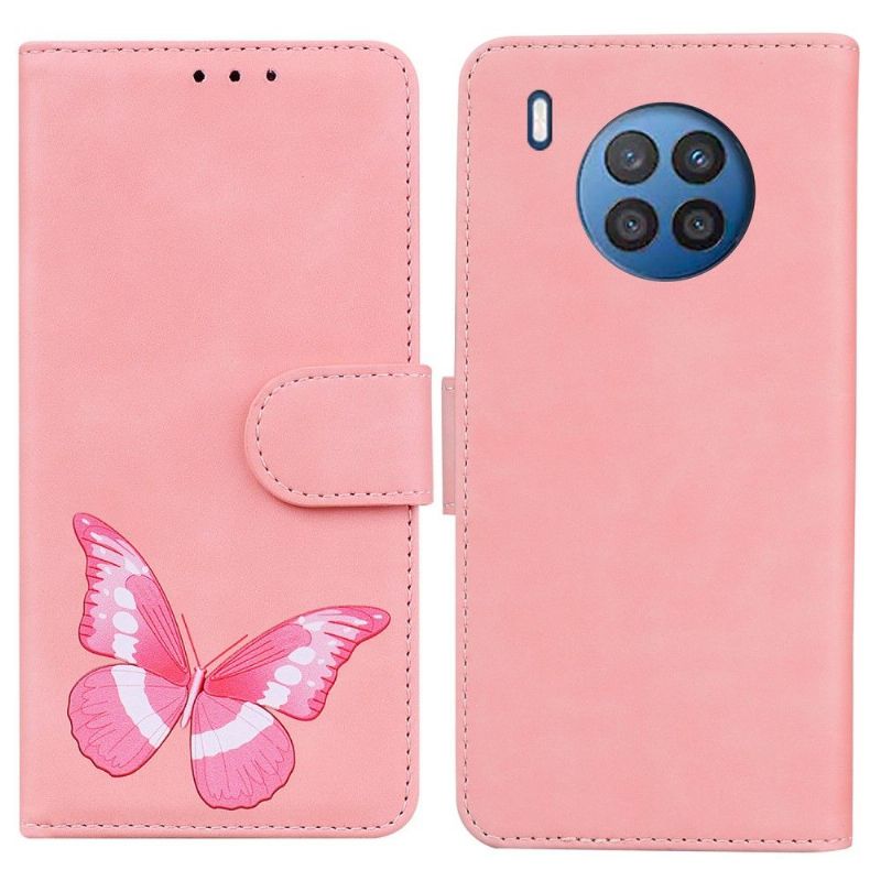 Housse Honor 50 Lite / Huawei Nova 8i Protection papillon coloré