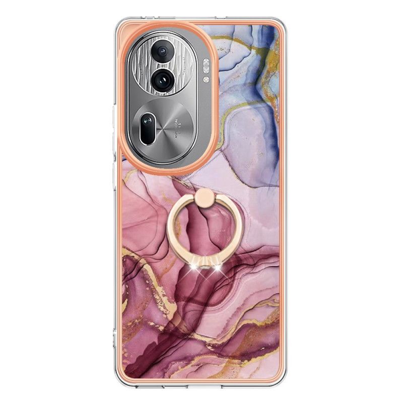 Coque Oppo Reno 11 Pro 5G Anneau-Support Marbre