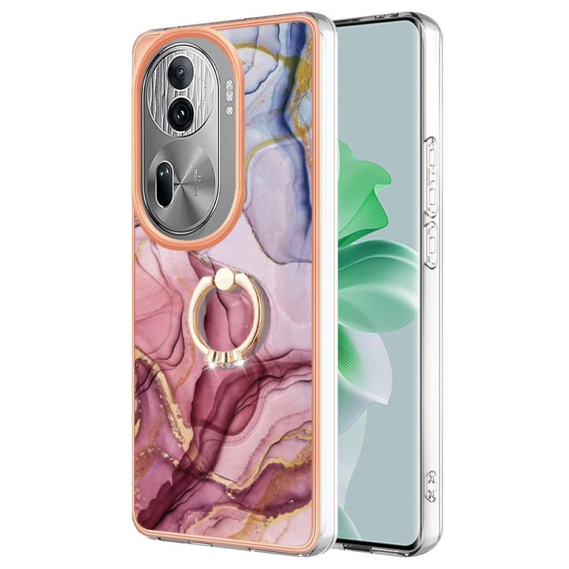 Coque Oppo Reno 11 Pro 5G Anneau-Support Marbre