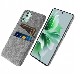 Coque Oppo Reno 11 Pro 5G Porte-Cartes Tissu