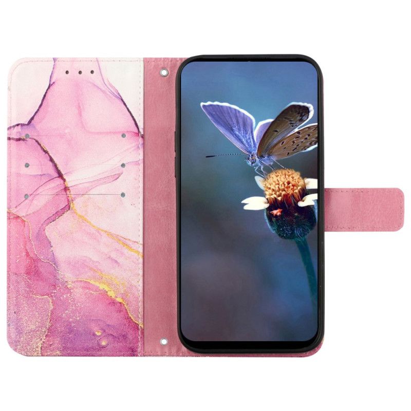 Housse Oppo Reno 11 Pro 5G Motif Marbre à Bandoulière