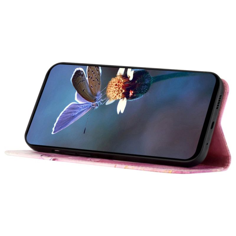 Housse Oppo Reno 11 Pro 5G Motif Marbre à Bandoulière